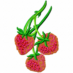 Strawberry Embroidery Design 8 Strawberry Embroidery Design 8